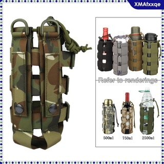 Molle Water Bottle Pouch Carrier Outdoor, Water Bottle Kettle Bag Lightweight for Camping Hiking Backpacking