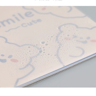 brandi kawaii 30 páginas estudiante regalo espiral cuaderno b5 carpeta cuaderno forrado pvc tapa dura suministros de oficina almohadillas de escritura papelería oso hoja suelta memo pad (9)