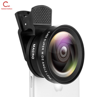 Fish Eye Lens Wide Angle Macro ojo de pez Zoom para iphone 7 8 plus XS MAX X Mobile Phone Camera Kit para Móvil