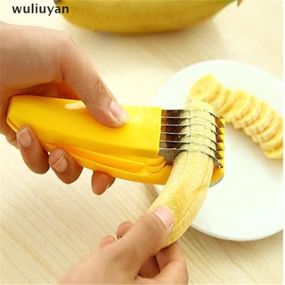 [wuliuyan] cortador de plátano de acero inoxidable de frutas verduras salchichas cortador de ensalada sundaes herramientas [wuliuyan]