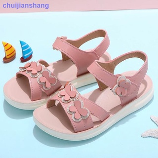 Dulce moda sandalias niñas zapatos niñas verano 2021 nueva versión de suela suave princesa zapatos antideslizante zapatos de playa