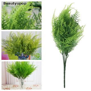 [beautyupop] 7 ramas artificiales de espárragos helecho hierba planta flor hogar accesorios florales calientes