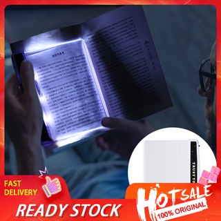 surens.mx Portátil Protección Ocular Placa De Panel Plano Con Luz LED Libro Lectura Lámpara De Noche