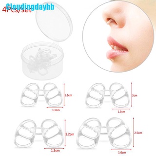 Cloudingdayhb 4Pcs/caja Anti ronquidos dilatadores nasales solución Anti ronquidos nariz Clip congestión