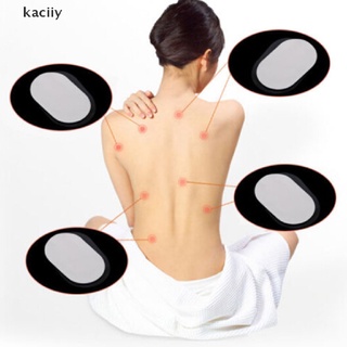 kaciiy 10 almohadillas de repuesto para masajeadores/tens unidades electrodo almohadillas silicona+gel se6 cl