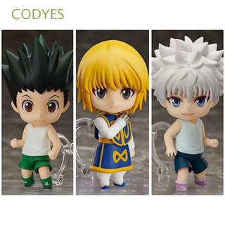 CODYES Kids Gifts Action Figure Model Toy Gon Freecss 1183 HUNTER x HUNTER Kurapika 1185 Anime Collectible PVC Kulolo lushilufelu 10cm Killua Zoldyck 1184