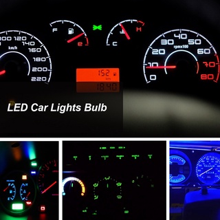 30pcs T5 5050 SMD LED Car Dashboard Gauge Instrument Panel Light Bulbs