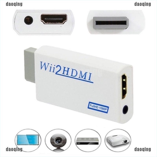 Daoqing Adaptador/convertidor/Conector Hd Wii a Hdmi 1080p/720p Upscaling con