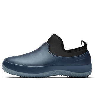 Spd9095 Chef zapatos de cocina especial zapatos impermeable antideslizante zapatos de agua botas de lluvia hombres y mujeres de Catering a prueba de aceite negro Leath j2Xp (7)