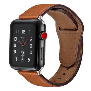 correa de cuero para apple watch band 44mm 40mm 42mm 38mm 44 mm smartwatch accesorios pulsera pulsera iwatch 3 4 5 se 6 7