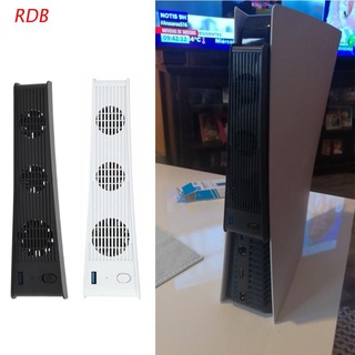 RDB For PS5 Vertical Stand with Cooling Fan USB Controller Charger Game Console Charging Station Fan Cooler