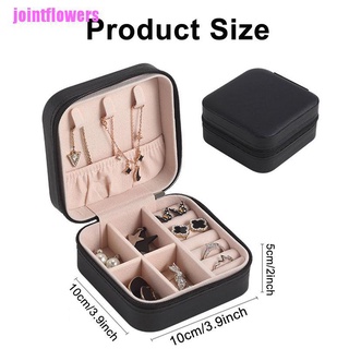 Jsmy - caja de viaje para joyas de una sola capa, caja de almacenamiento Simple para JSS
