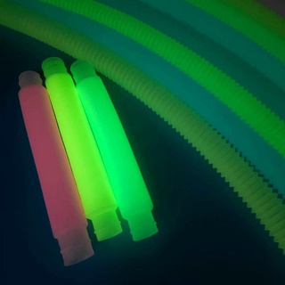 Pop IT Tubo Luminoso Tipo De Descompresión Juguete Telescópico Elástico De Color T0Y9