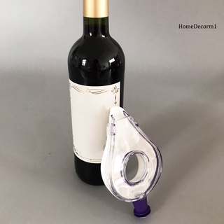 [disponible en inventario] decantador de vino portátil con tapón de champán aireador de filtro líquido herramienta de barra (9)