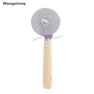 [wangxinmy] 1pcs cortador de acero inoxidable cuchillo de pizza herramientas de pastel ruedas de pizza tijeras venta caliente