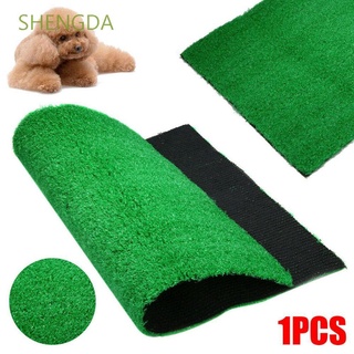 Shengda interior alfombrilla de inodoro camada orinal entrenador mascota inodoro accesorios de entrenamiento almohadilla de césped gato perro suministros parche de césped Artificial