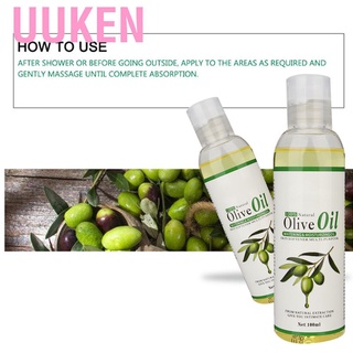 Uuken Disaar 100ml 4 piezas aceite de oliva orgánico Natural cara masaje de relajación corporal hidratante hidratante cuidado de la piel (1)