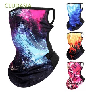 CLUDASIA Outdoors Sports Cooling Face Scarf Face Cover Headband Neck Gaiter Snood Scarf Wind Dust Proof Sun Protection Face Rave Cover Balaclava Ear Loops Unisex Bandana