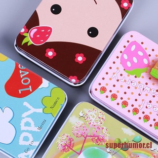 SUPEROM 1PC Cartoon Tin Sealed Jar Packing Box Jewelry Candy Storage Cans Coin Gift Box (5)