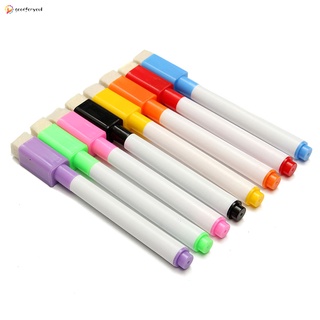 8pcs Color Magnet Pens Magnetic Wipe White Board Markers Built In Erases (7)