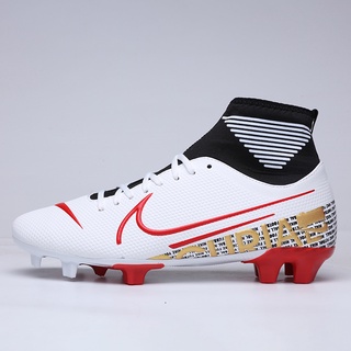 【Entrega rápida】hombres moda zapatos de fútbol botas de fútbol spike zapatos de fútbol FG Kasut Bola Sepak (4)