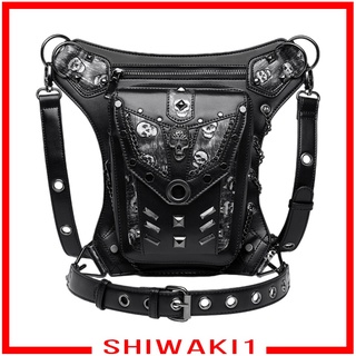 [SHIWAKI1] gótico Steampunk bolsa de cintura bolsas de mensajero muslo pierna gota bolsa para mujeres hombres