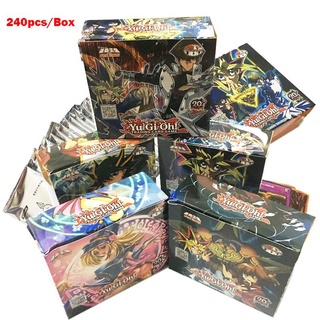 Yugioh Duel Monsters Booster Box 24 paquetes/240pcs juego sellado tarjetas coleccionables (3)