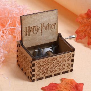 G caja De Música Harry Potter caja De madera grabada juguetes interesantes regalo De navidad