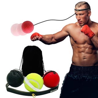 【Chiron】Boxing Punch Exercise Fight Ball With Head Band For Reflex Speed Training Boxing