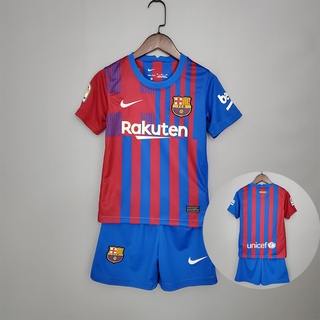 2022 Kit Barcelona Niños camiseta de fútbol Jersey Messi personalizable nombre número (1)
