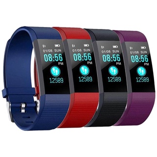 115plus pulsera inteligente bluetooth smart watch frecuencia cardíaca monitor de presión arterial fitness tracker pulseras electrónicas inteligentes