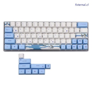 fxt oem pbt cherry blossom keycap teclado mecánico teclas teclado tinte sublimación keycap