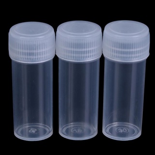 [unewking] 10 botellas de plástico de 5 ml subbotella translúcida cápsula frasco [unewking]