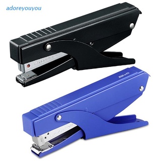 Ador grapadora de escritorio resistente 20 hojas de capacidad pesada grapadora de mano negro Color azul papelería accesorios para la escuela