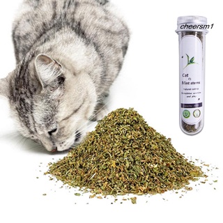 cheersm 4 unids/caja 30ml gato menta hoja multi-nutrición aumentar apetito catnip calma estado de ánimo mascota silvervine polygonum para gatito (2)