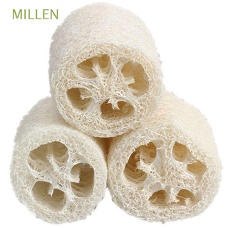 millen 3 piezas esponja de ducha esponja de baño esponja de masaje esponja accesorios removedor de cuernos ducha natural luffa masaje loofah