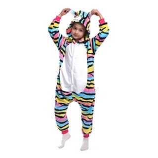 Pijama Gato Multicolor Enterizo Kigurumi 3-12 Años