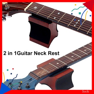 Sx Mini guitarra cuello soporte mandolina guitarra cuello soporte Base de madera antideslizante para el hogar