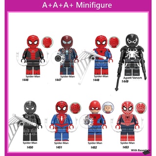 Lego Minifigures Spiderman Venom Minifigure Montaje X0280 Bloques De Construcción Juguetes Para Niños