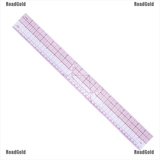roadgold - sastre de costura de plástico compartido de doble cara métrica recta regla de corte belle