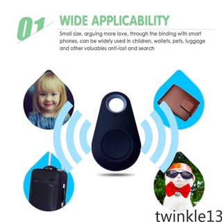 1 Localizador Gps Gps para celular Localizador De llaves Inteligente Bluetooth Rastreador De mascotas twinkle13