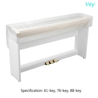 vey transparente esmerilado piano cubierta 61 76 88 teclas digital piano teclado cubierta polvo