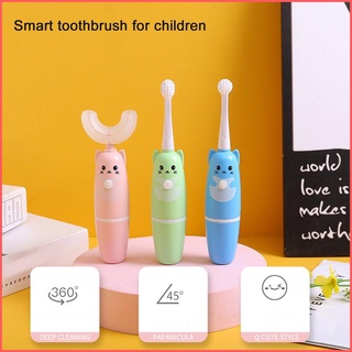 360 U-Sonic cepillo de dientes niños en forma de U cepillo de dientes eléctrico de silicona automático ultrasónico cepillo de dientes niños cuidado bucal cepillo de dientes s 100 100000000000000 cepillo de dientes ultrasónico automático