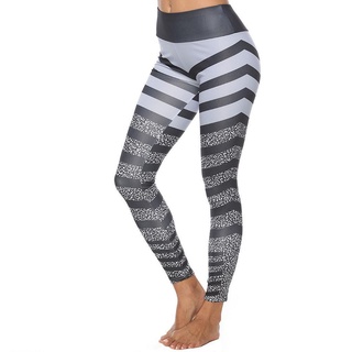 mujer impresión deportes gimnasio yoga running fitness leggings pantalones atléticos pantalones