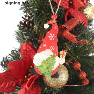 8 pzas colgante De muñeco De navidad sin rostro creativo Para decoración De árbol De navidad Br