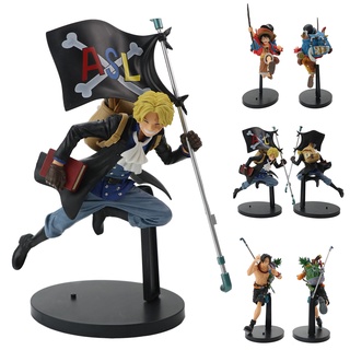 [sudeyte] Anime One Piece Running Luffy with Backpack Model Toy Ornament Home Decoration