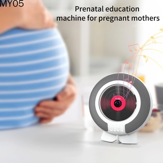 reproductor de cd bluetooth máquina de educación prenatal montado en la pared 87.5khz-108.0mhz reproductor de música cd incorporado en doble altavoces audio boombox con mando a distancia (8)