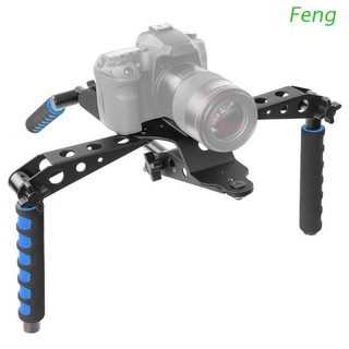 Kit De videojuego De videocámara feng Camera Shoulder Mount Rig Filmmaking Estabilizador Para todas las cámaras DSLR Camcorder DV