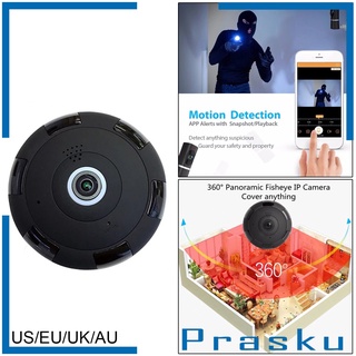 [Prasku] cámara IP inalámbrica panorámica compatible con tarjeta SD 1080P HD para Elder Baby (8)