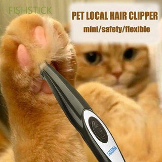 Fishstick perro suministros para mascotas recortador de pelo USB recargable para mascotas cortador de pelo|Mini gato suministros afeitadora de pelo eléctrico mascota herramienta de aseo/Multicolor